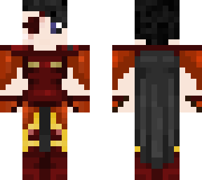 black haired red armor take 2