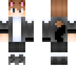 brown wolf boy minecraft skin