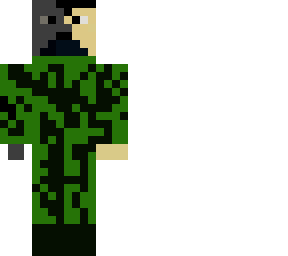 camo skeleton army guy
