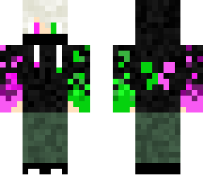 cool hoodie with creeper on the back v3