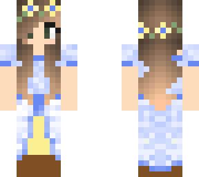 country girl in dress