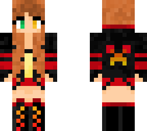 fire girl wit creeper hoodie v.2 edited