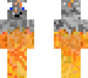 lava and grass