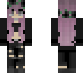 pink hair girl