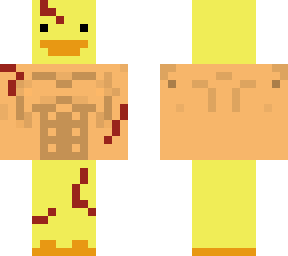 scared muscle duck