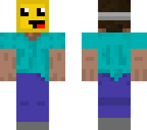 steve wearing epic face mask