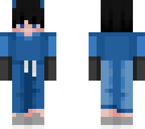 blue trenig guy