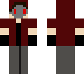 cool guy with red hood