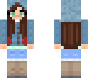 female teen with hood