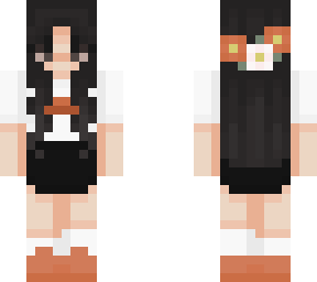 floral orange skin (girl)