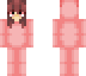girl pink bear onesie