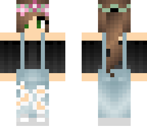 girl with overalls