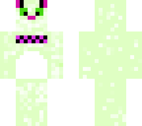 glitch green panda