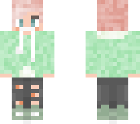 green hoodie