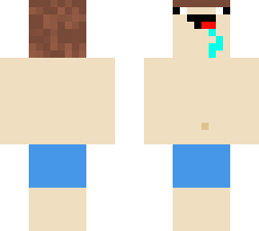 noob going swiming