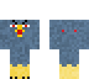raging bird mama holding random block