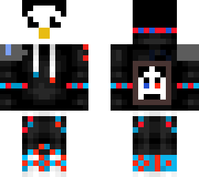 red and bule