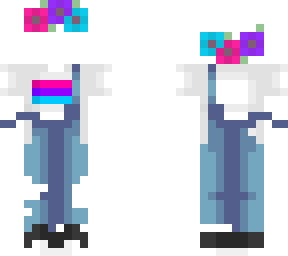 bi pride overalls