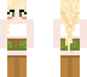 blonde braid  girl