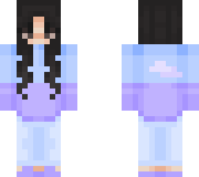 blue and purple sweatshirt (girl)