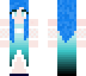 blue girl