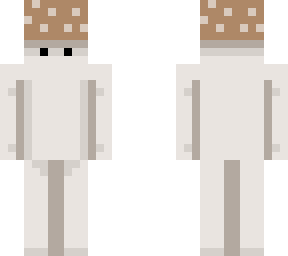 brown mushroom person