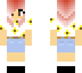flower short hair girl
