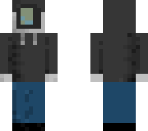 old computer robot w/shading and optional hood