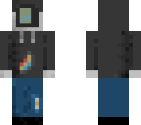 old computer robot w/shading and optional hood broken