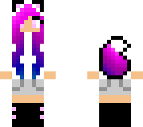 ombre fox girl
