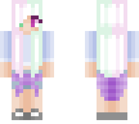pastel cool girl