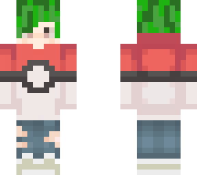 pokemon hoodie green hair
