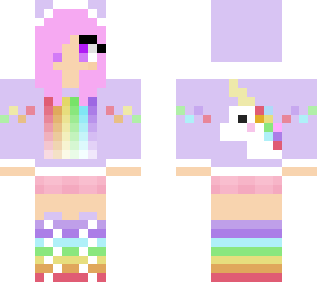 rainbow unicorn girl