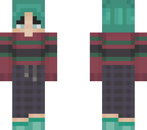 teal hair