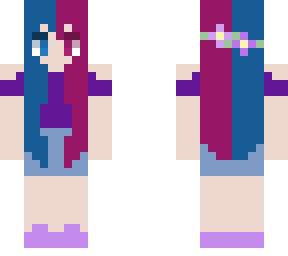 two toned hair girl (adoptable) (unshaded)