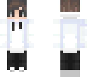 white hoodie boy
