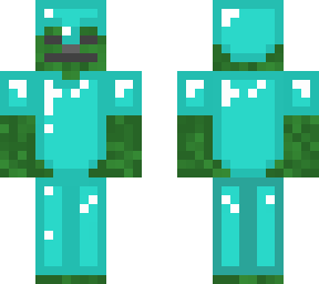 zombie in dimond armor