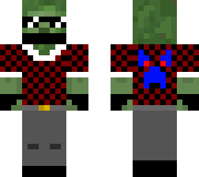 zombie with checkers shirt