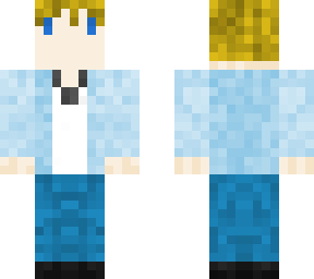 blonde boy w/ denim jacket