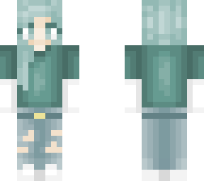 blue skin
