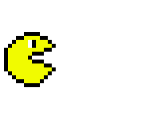 its pacman!!! with, eyes???
