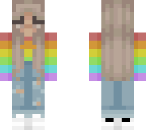 kaneeey rainbow sweater with ripper jeans and adidas enforced derp face :p