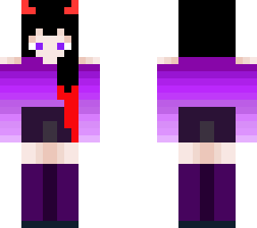 purple devil girl
