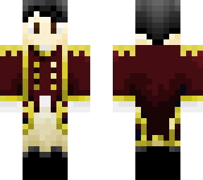 red royal navy captain uniform