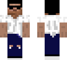 white shirt steve (toggle-able glasses)