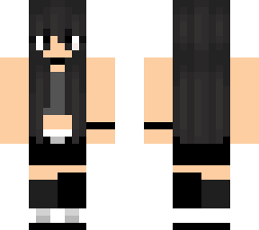 black haired girl