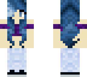 blue hair