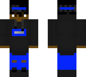 blue supreme black  guy