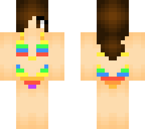 brown haired woman in bikini body paint