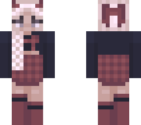 dark and red girl